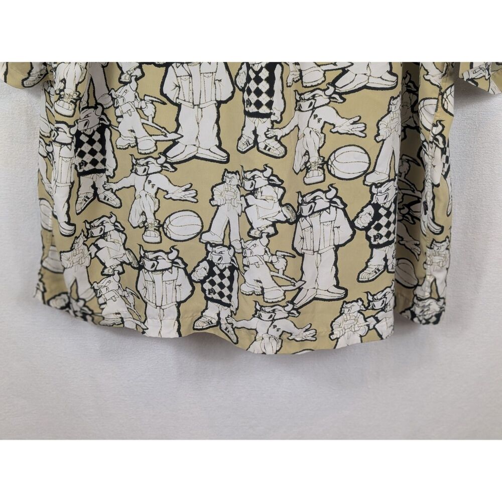 Vintage Phat Farm All Over Bull Print Short Sleeve Shirt Men's Size XXL/2XL - Picture 13 of 14